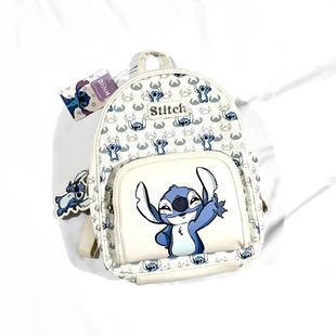 Mochila blanca pequeña de Stitch | Nuevo | Original